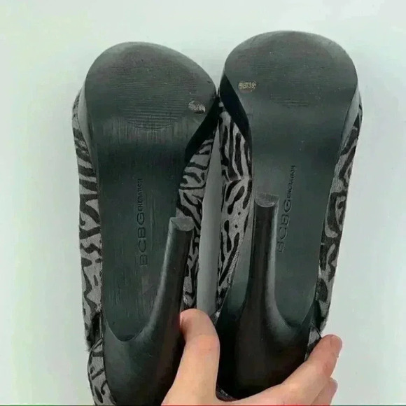 Bcbgeneration heels size 9 39 Hannah calf hair - Picture 7 of 11